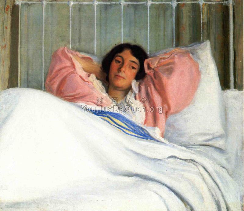 Portrait of the Artist-s Wive Edity - 约瑟夫·柔德芬·代坎普